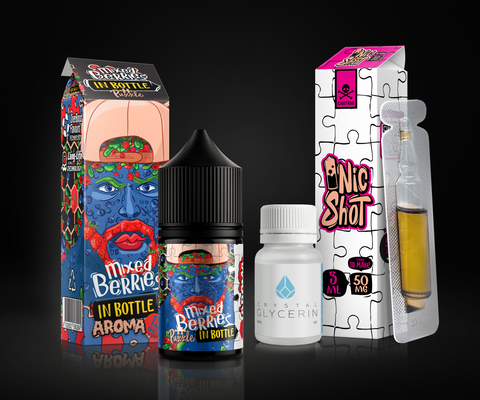 Набір In Bottle Puzzle 30 ml 50 mg Mixed Berries 002233 фото