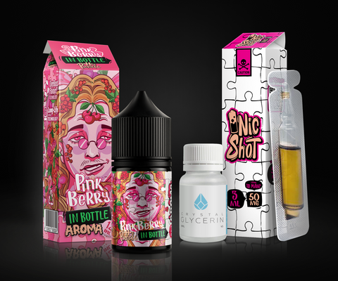 Набір In Bottle Puzzle 30 ml 50 mg Pink Berry 002333 фото