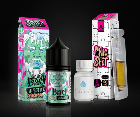 Набір In Bottle Puzzle 30 ml 50 mg Black Mint 002633 фото