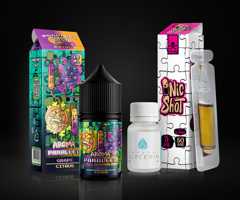Набір In Bottle Parallel Puzzle 30 ml 50 mg Grape Citrus 002733 фото