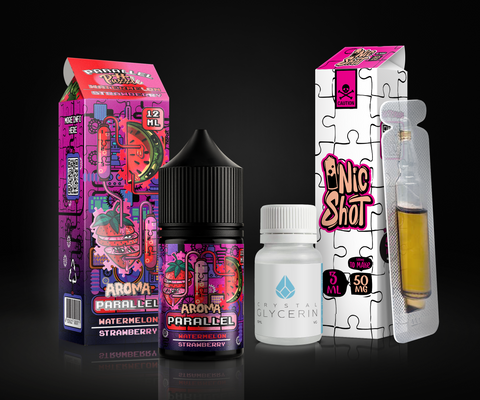 Набір In Bottle Parallel Puzzle 30 ml 50 mg Strawberry Watermelon 002933 фото