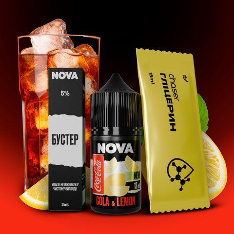 Набір NOVA 30 ml 65 mg COLA LEMON 44418 фото
