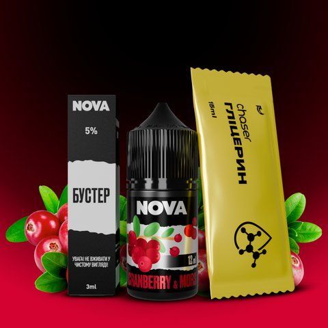 Набір NOVA 30 ml 65 mg CRANBERRY MORS 44419 фото