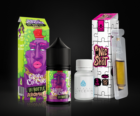 Набір In Bottle Puzzle 30 ml 50 mg Grape Concord 001733 фото